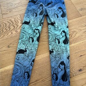Blue Disney Princess Leggings